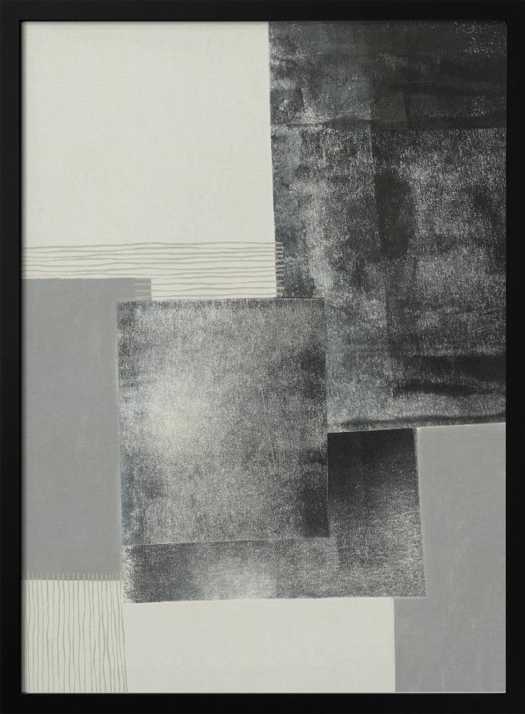 Monochrome blocks #1 | Poster