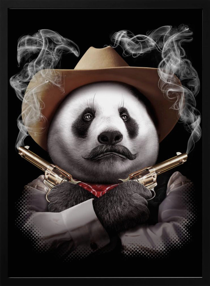 panda crossgun | Poster