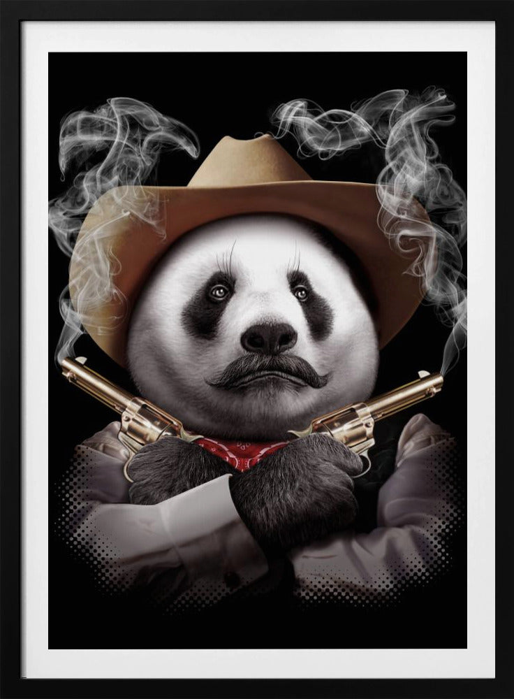 panda crossgun | Poster