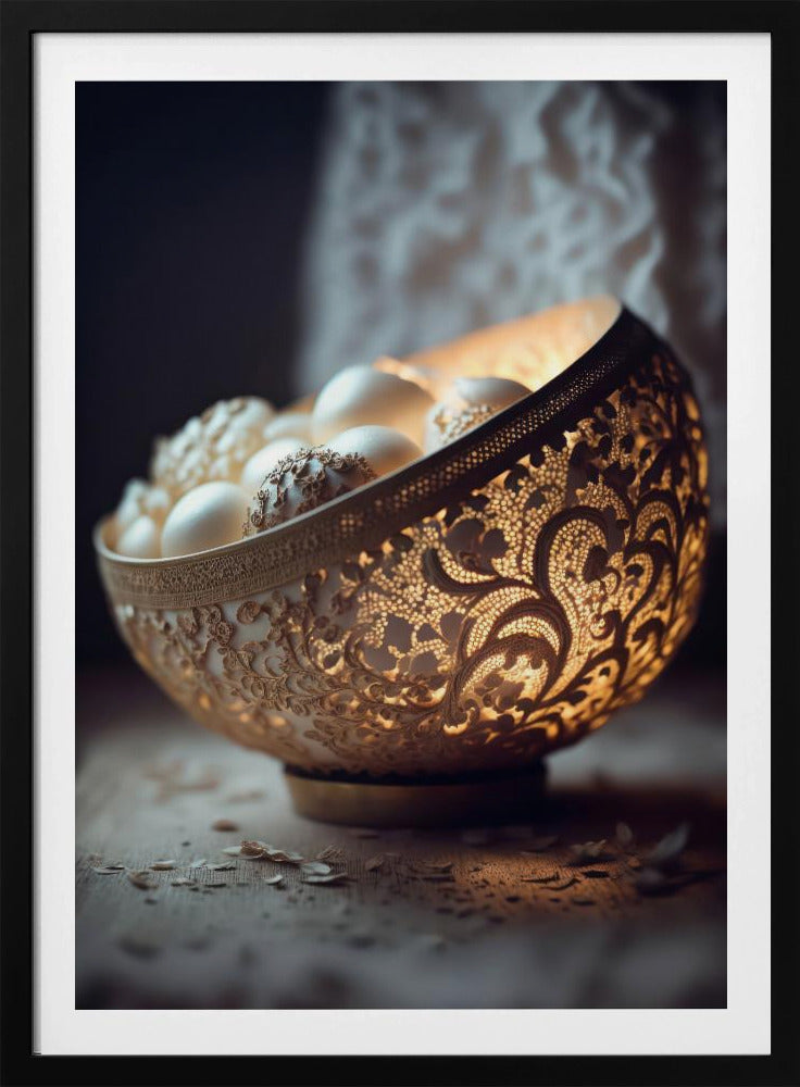 Luminous Lace Bowl | Poster