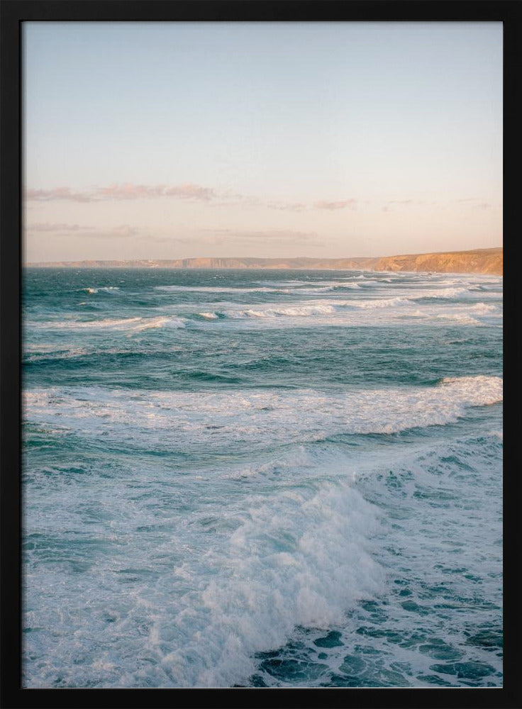 Praia Bordeira waves Portugal | Poster