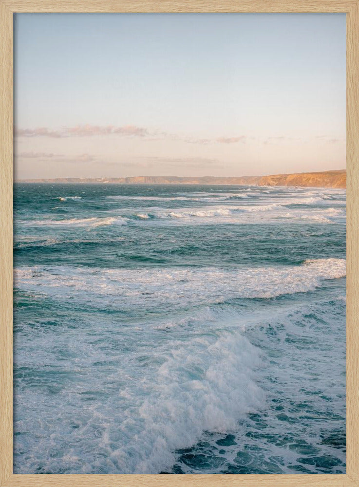 Praia Bordeira waves Portugal | Poster