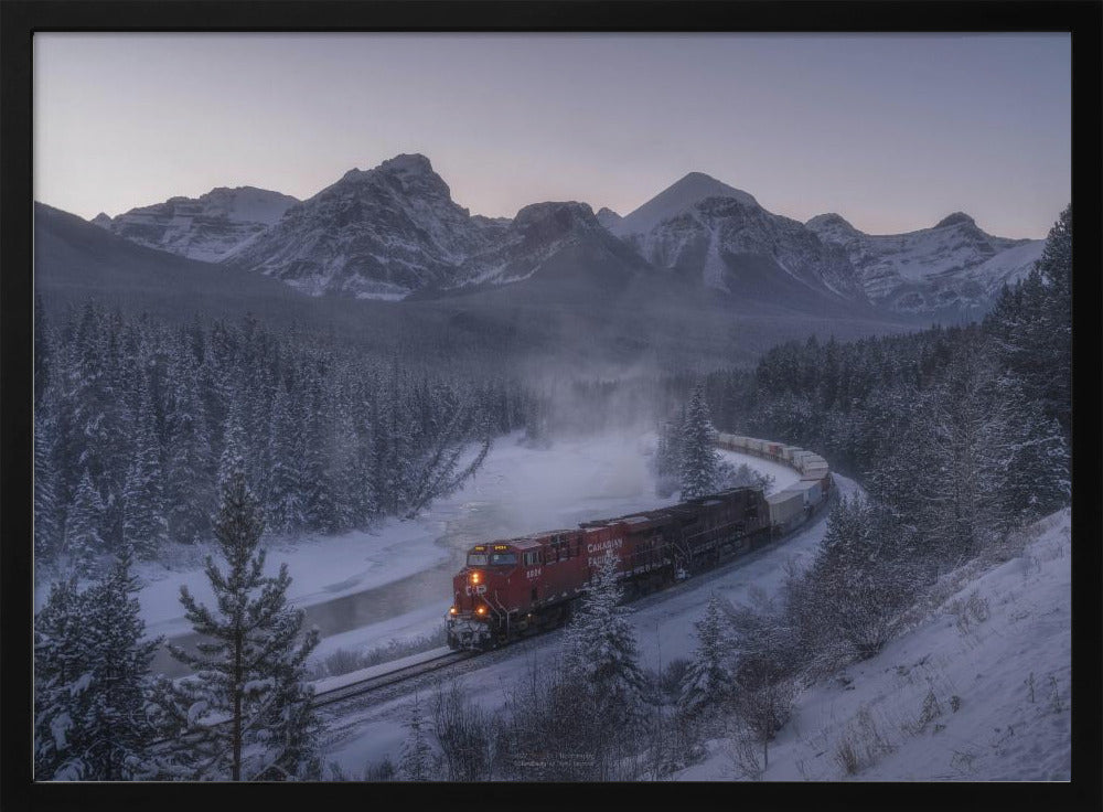 The Train in Snow. | Poster
