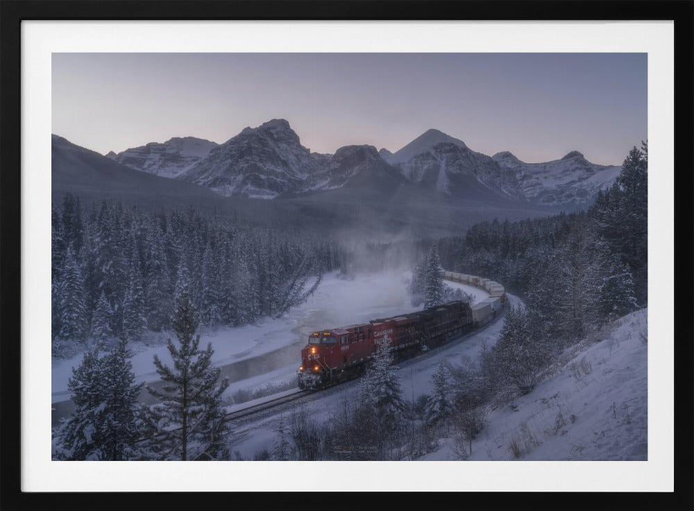 The Train in Snow. | Poster
