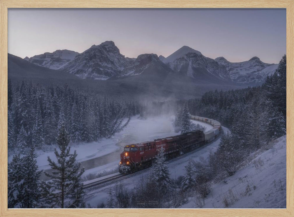 The Train in Snow. | Poster
