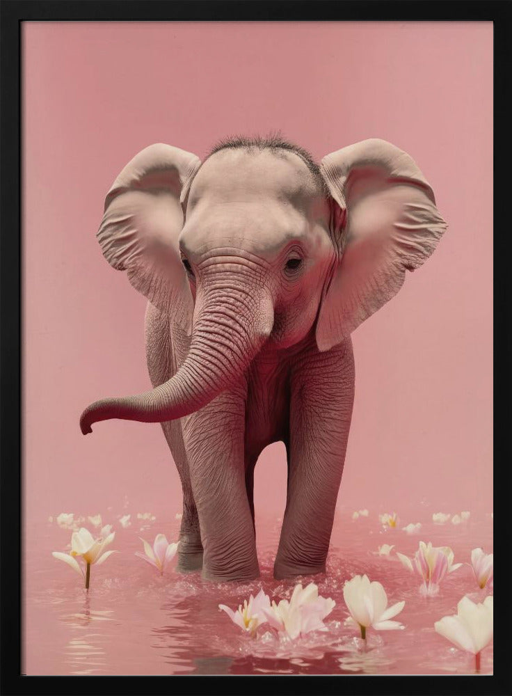 Elephant in Blossoms | Poster