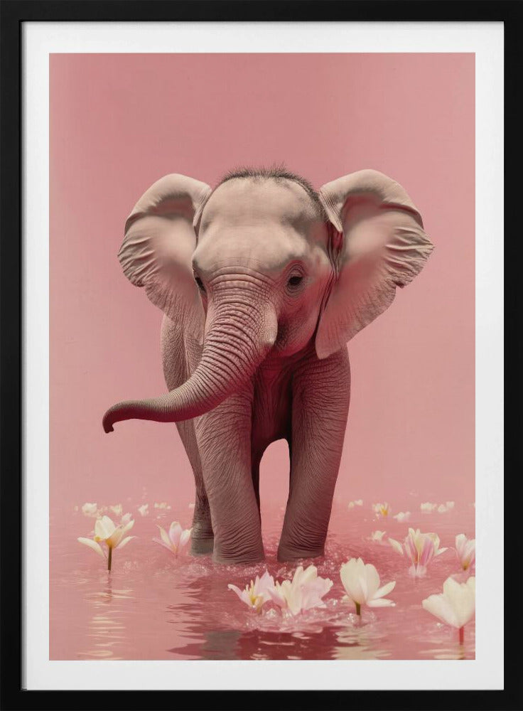 Elephant in Blossoms | Poster