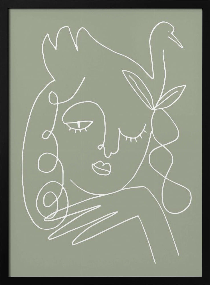 Woman Green | Poster