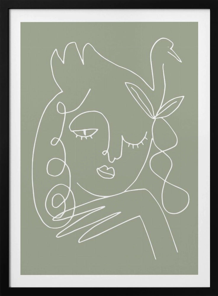 Woman Green | Poster