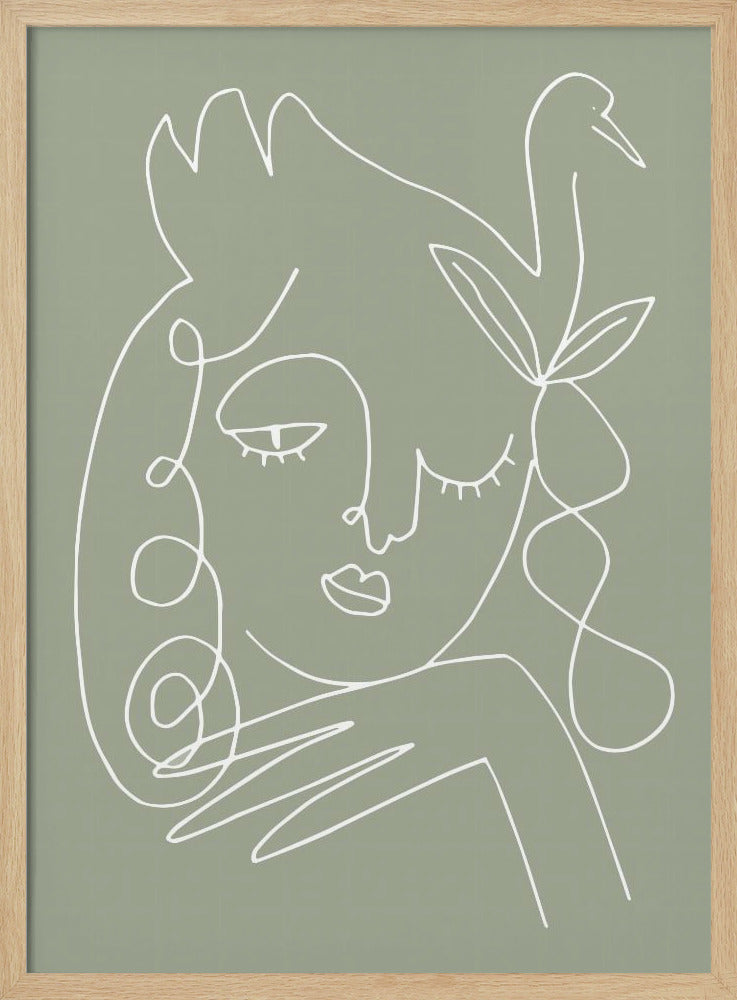 Woman Green | Poster