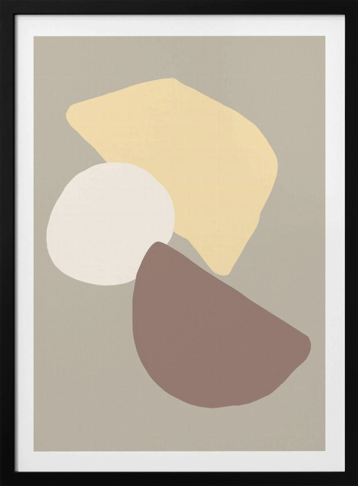 Geometrical Fields Yellow | Poster