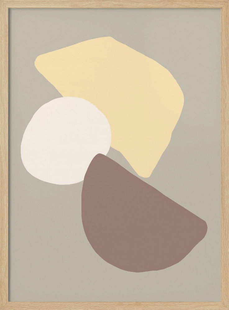 Geometrical Fields Yellow | Poster