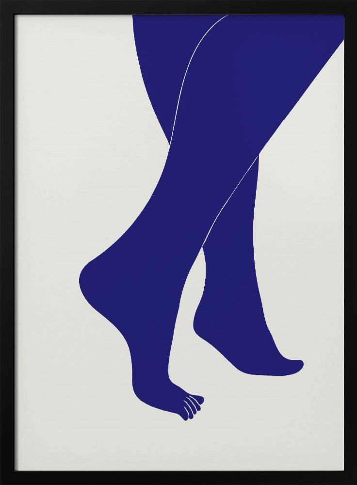 Tip Toe Blue | Poster