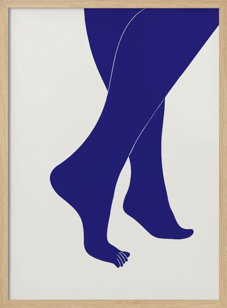 Tip Toe Blue | Poster