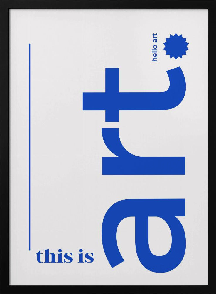 Hello Bold Typography | Poster