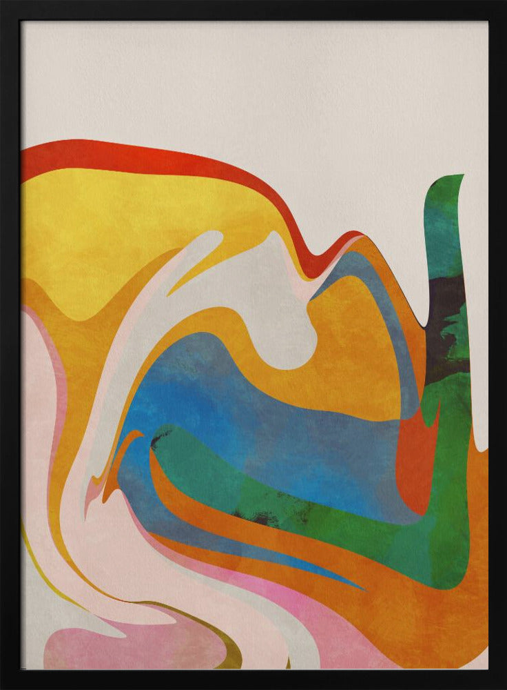 Organic Bauhaus Waved | Poster
