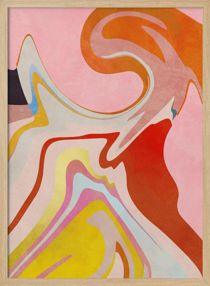 Organic Bauhaus Waved2 | Poster