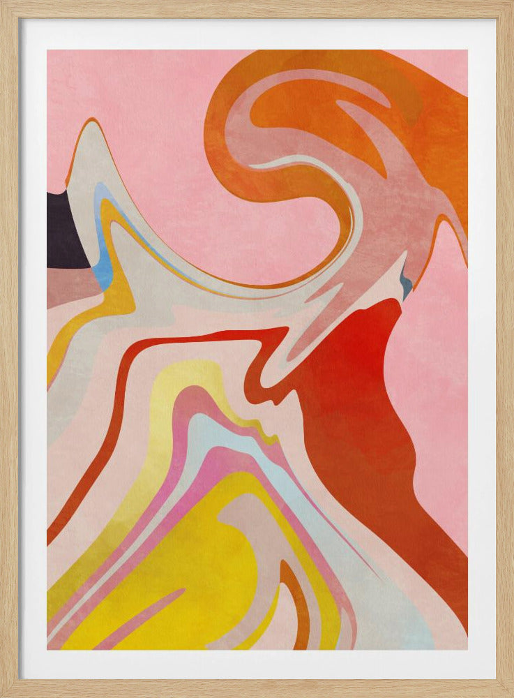 Organic Bauhaus Waved2 | Poster