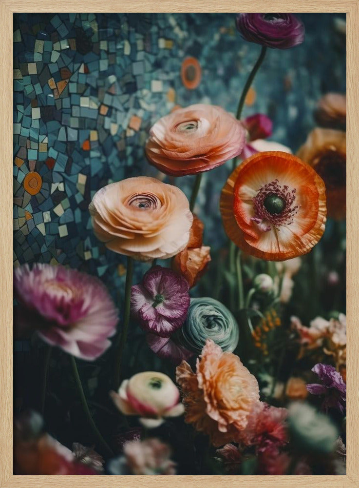 Mosaic Blooming | Poster
