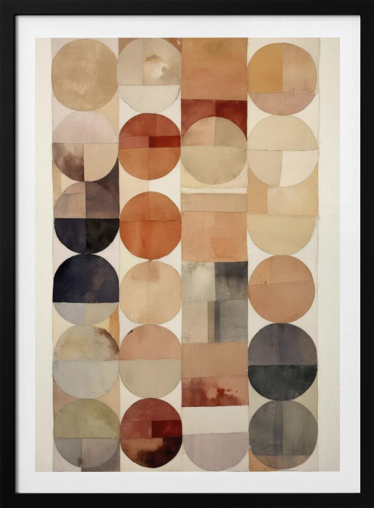 Earthy Geometric Flow | Poster