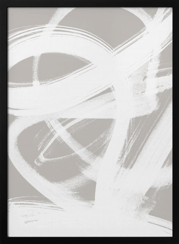 Abstract Brush Strokes 6 A1 | Poster