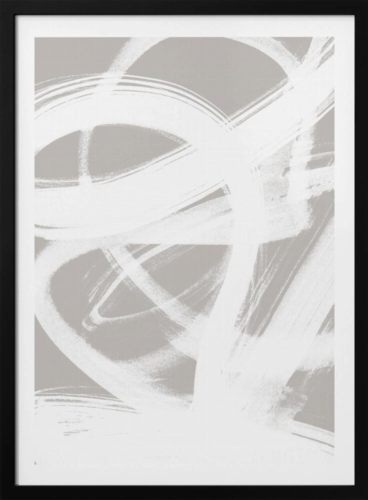 Abstract Brush Strokes 6 A1 | Poster