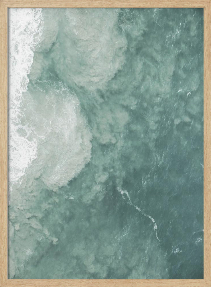 Ocean's Gentle Swirl | Poster