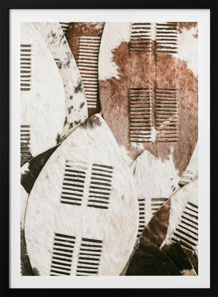 Tribal Hide Shields | Poster