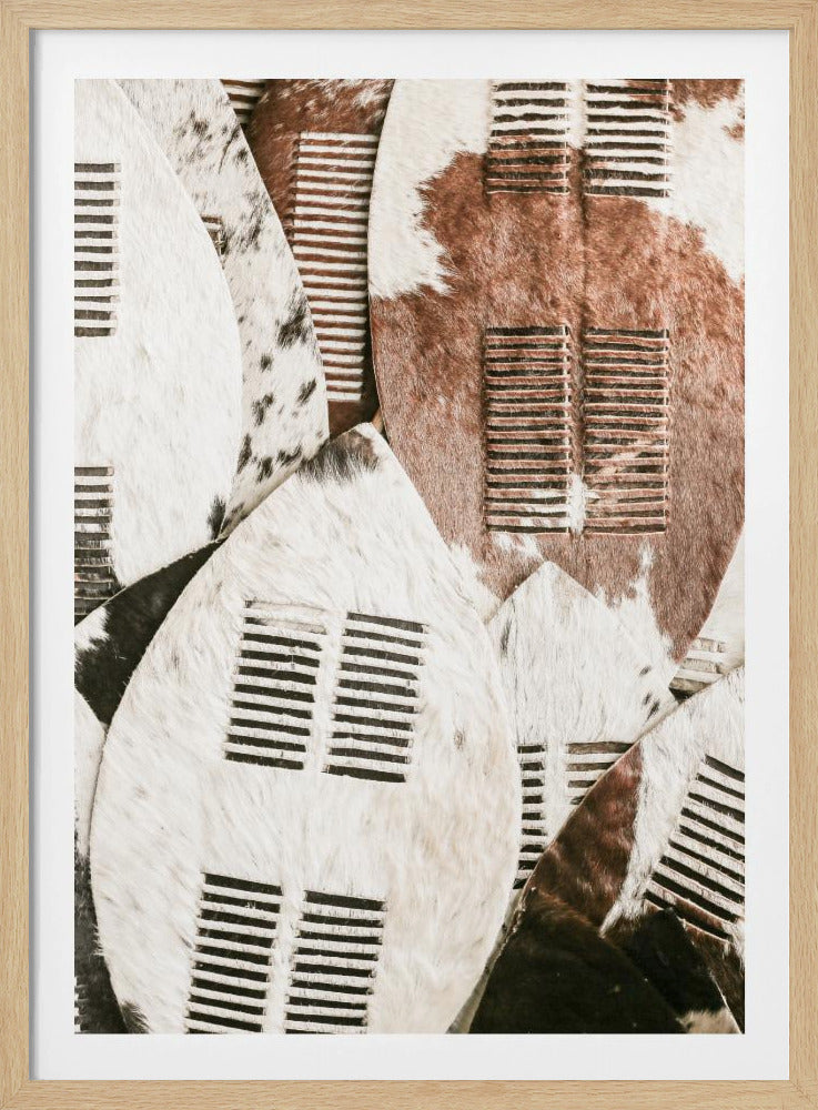 Tribal Hide Shields | Poster