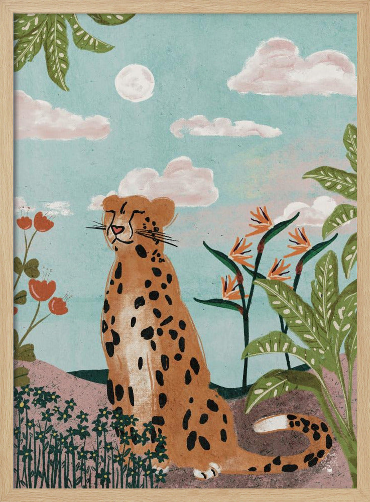 Leopard In Jungle Erum Khalili.png | Poster