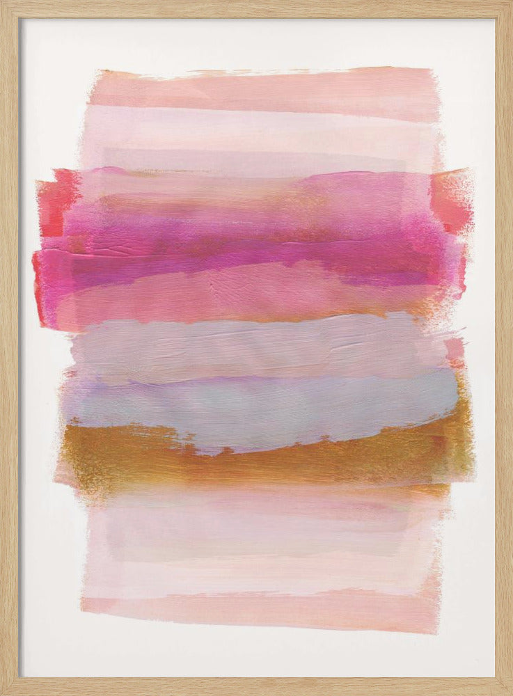 Abstract Brush Strokes 45 A1 | Poster