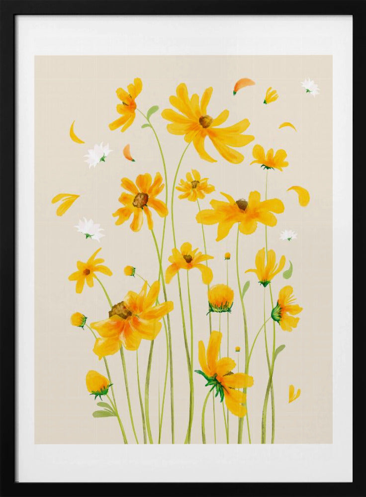 Golden Blossoms | Poster