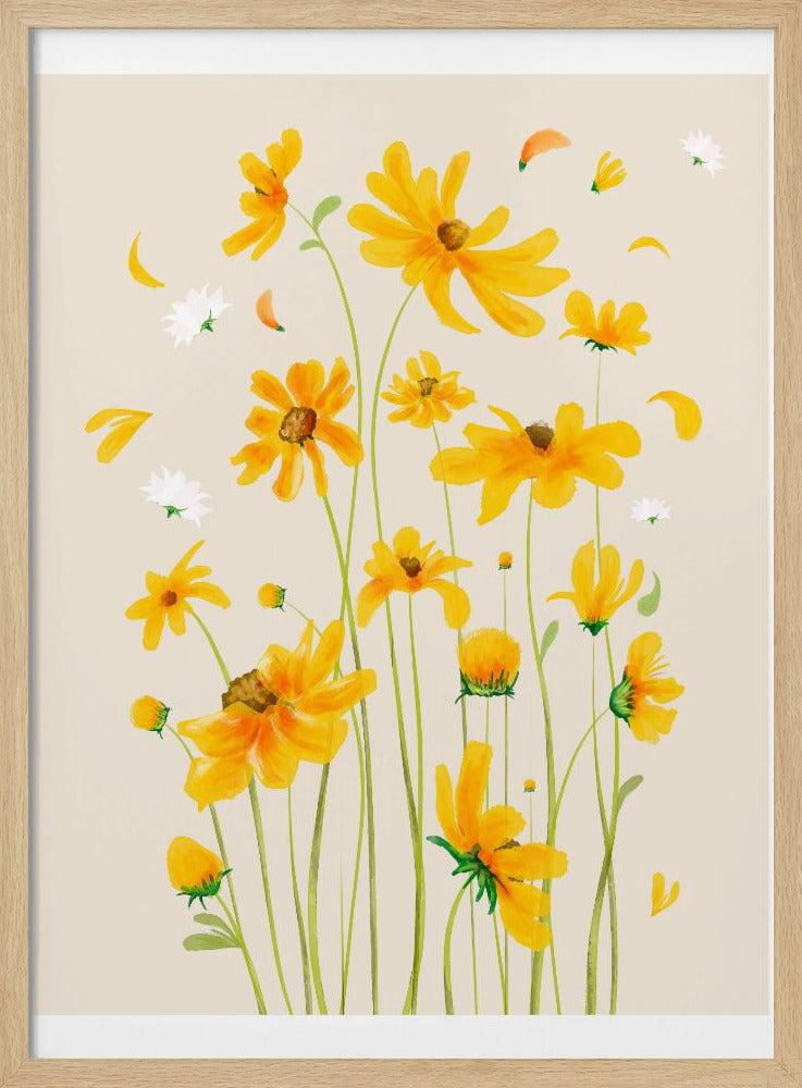 Golden Blossoms | Poster
