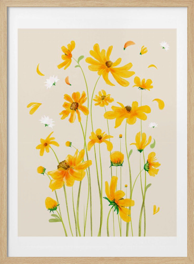 Golden Blossoms | Poster