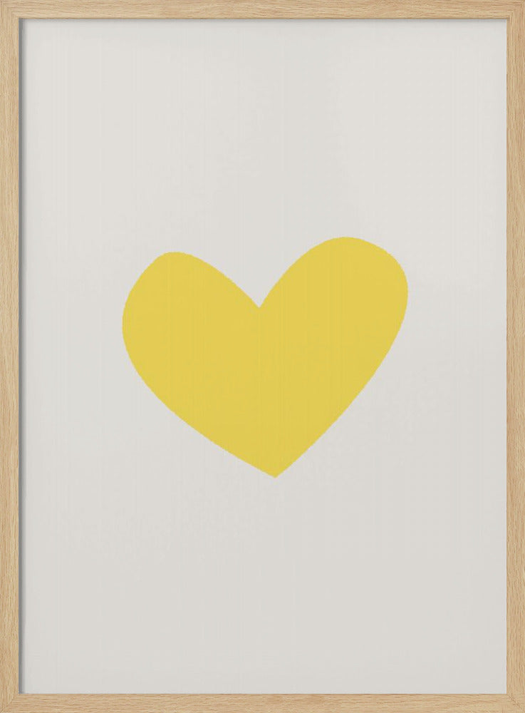 Heart Yellow | Poster