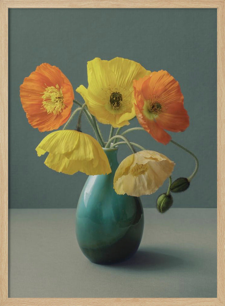 Icelandic Poppy Still Life | Poster