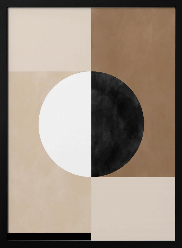 Geometric Shapes with a Central Circle | Poster