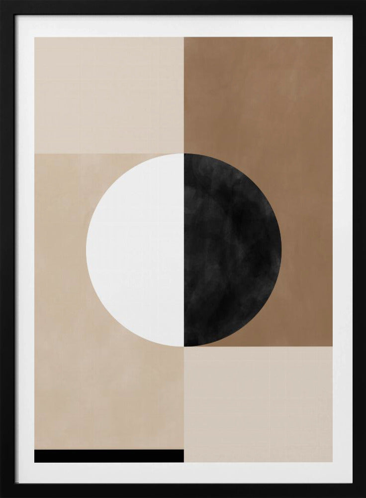 Geometric Shapes with a Central Circle | Poster