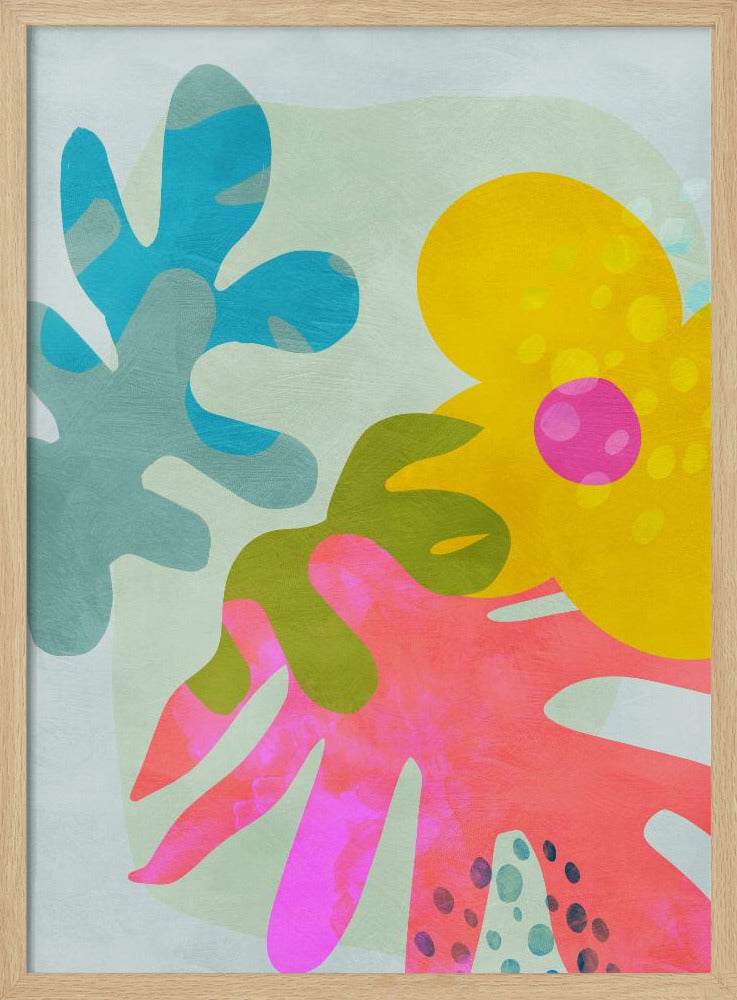Pastel cut out Matisse | Poster