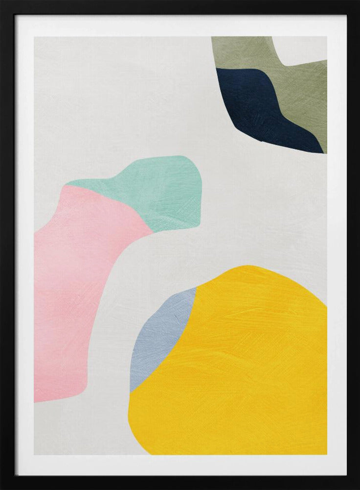 Pastel Minimal shapes | Poster