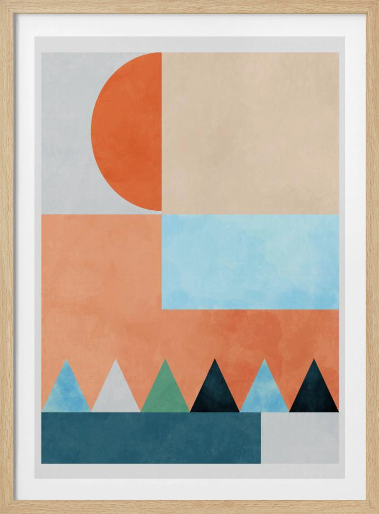 Spaces Bleu Dreieck | Poster