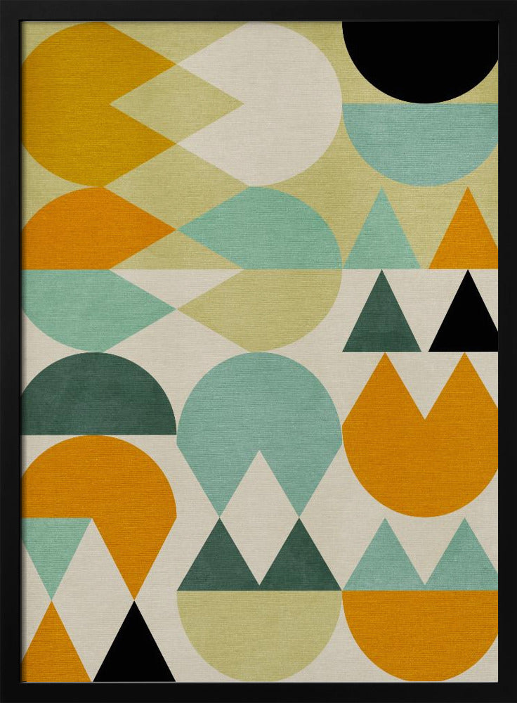 Rainbow Plus Shapes5 | Poster