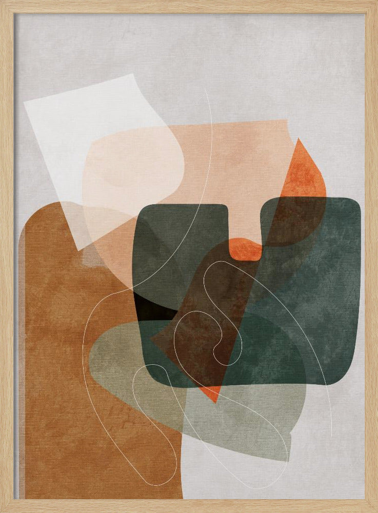 Nature Friendly Terracotta 4 Aquarell Kopie | Poster