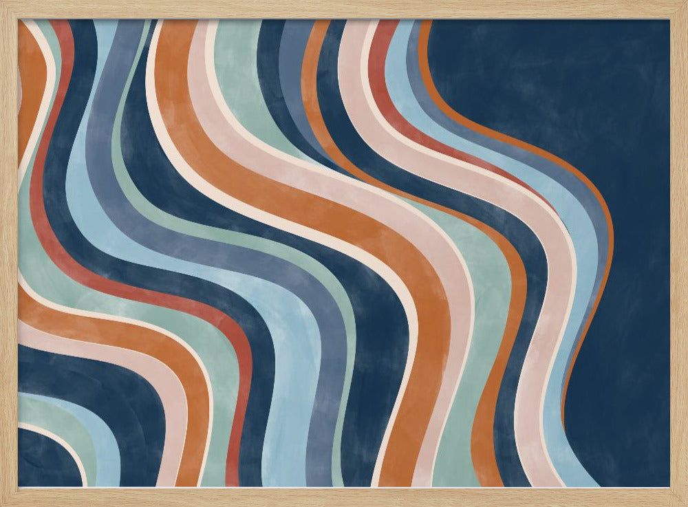 Flowing Stripes | Poster