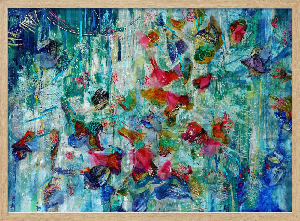 Flourishing Petal Symphony | Poster