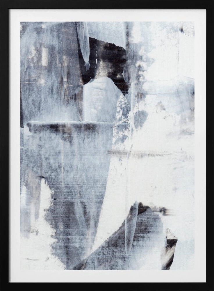 Brushstrokes in Monochrome Tones | Poster
