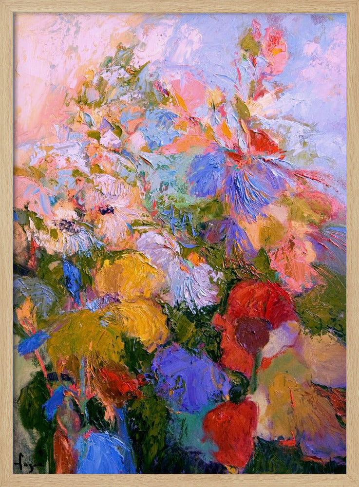 Vivid Colors And Delicate Petals | Poster
