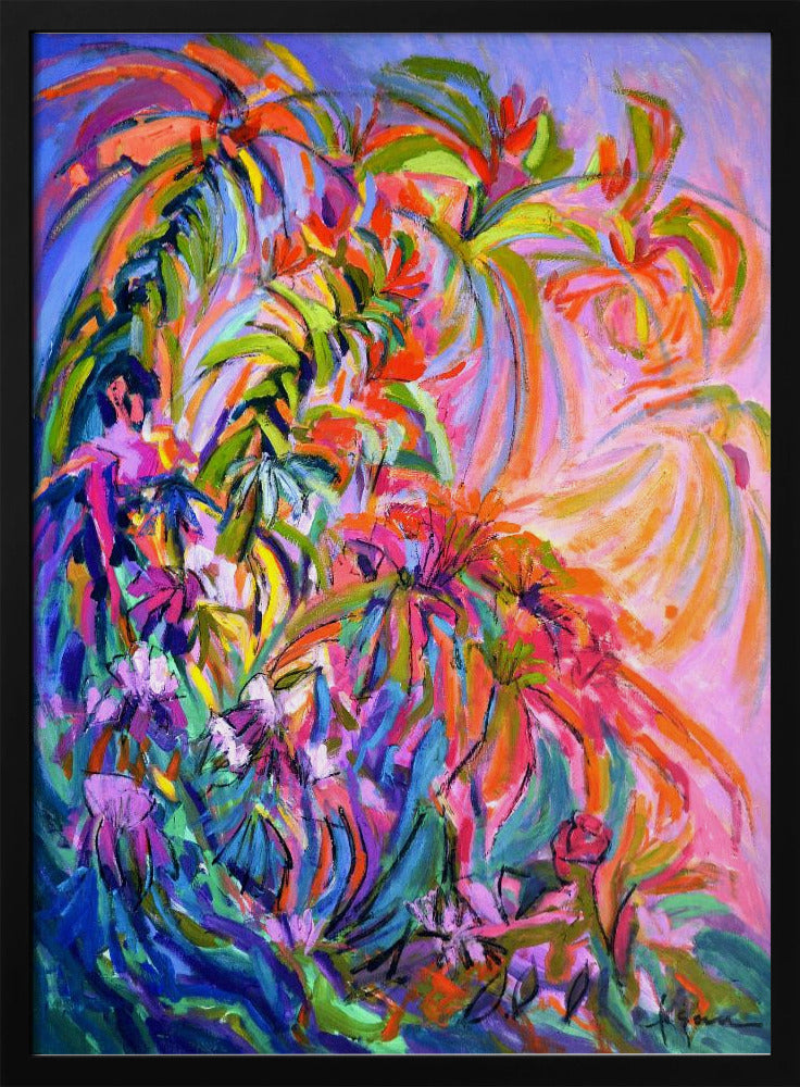 Radiant Floral Ballet | Poster