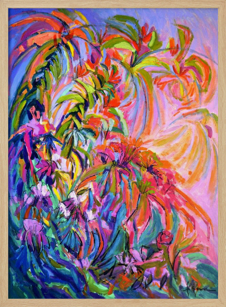 Radiant Floral Ballet | Poster