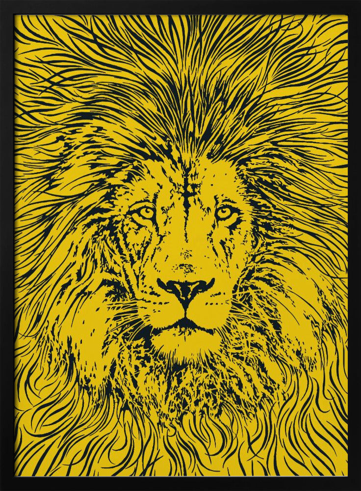Lion Portrait – King of the Beasts | Poster